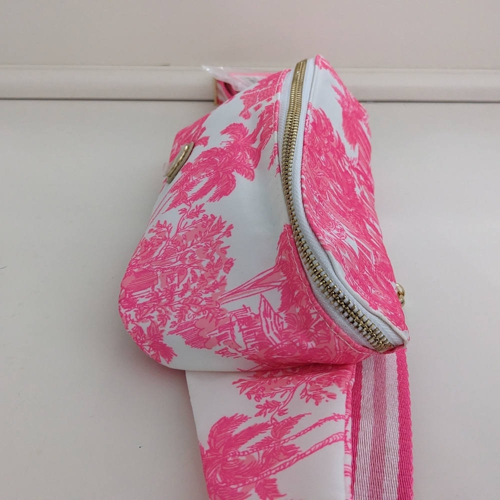 NWT! Lilly Pulitzer Torrey Belt Bag In Resort White PB Anniversary Toile A - Picture 7 of 16